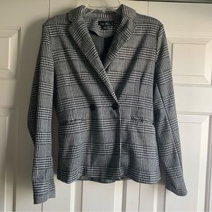 Plaid Blazer Jacket